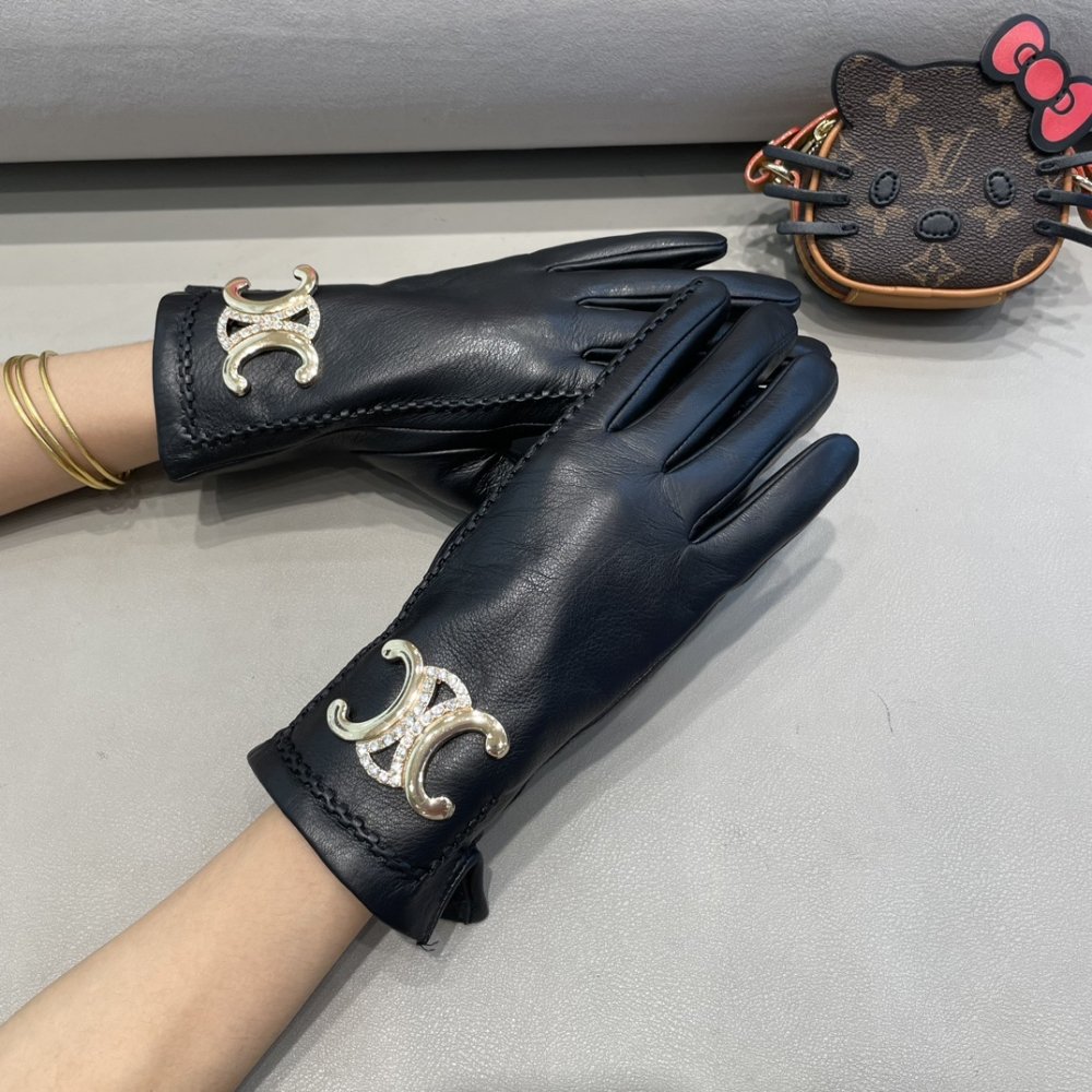 Перчатки кожаные женские фото 6