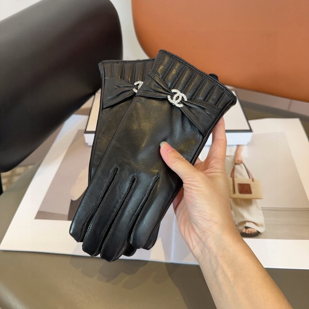 Gloves leather women's фото 6