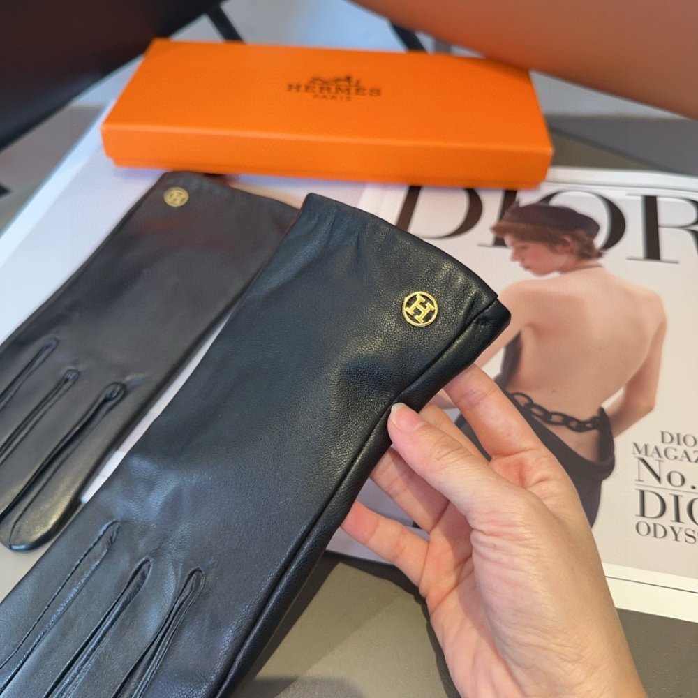 Рукавички шкіряні жіночі фото 6