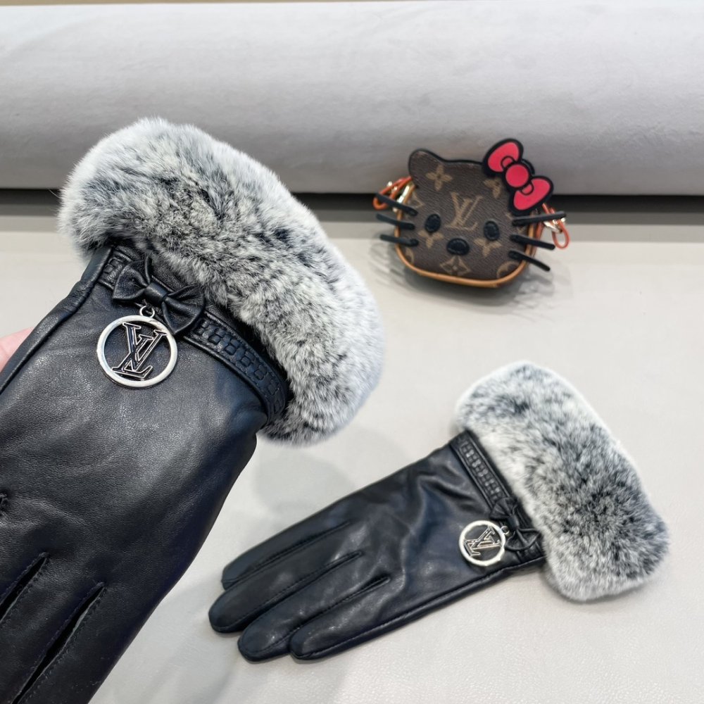 Gloves leather women's фото 6