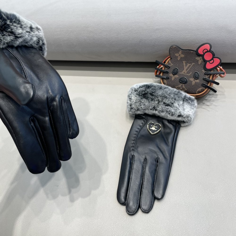 Перчатки кожаные женские фото 6