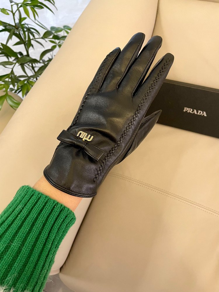 Gloves leather women's фото 7