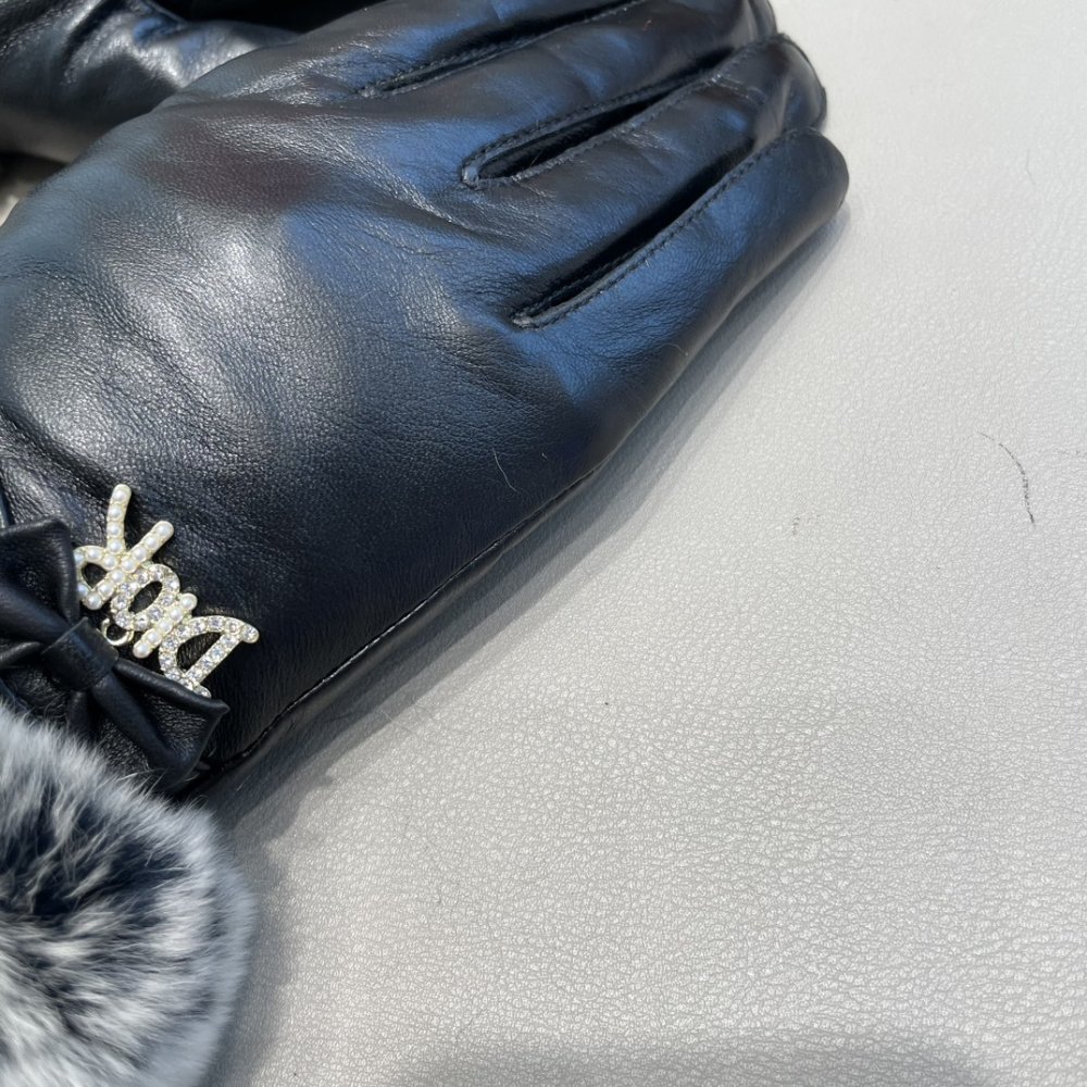 Перчатки кожаные женские фото 7