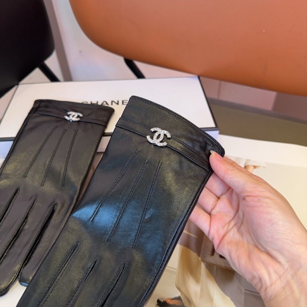 Gloves leather women's фото 7