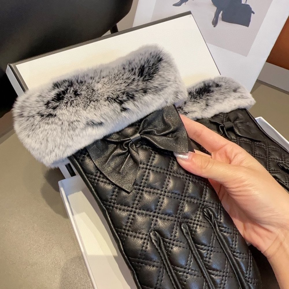 Gloves leather women's фото 7