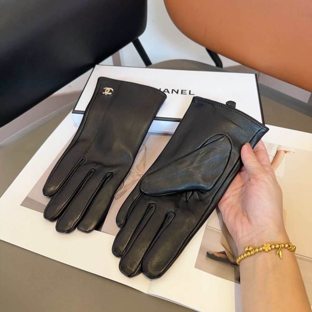 Gloves leather women's фото 7