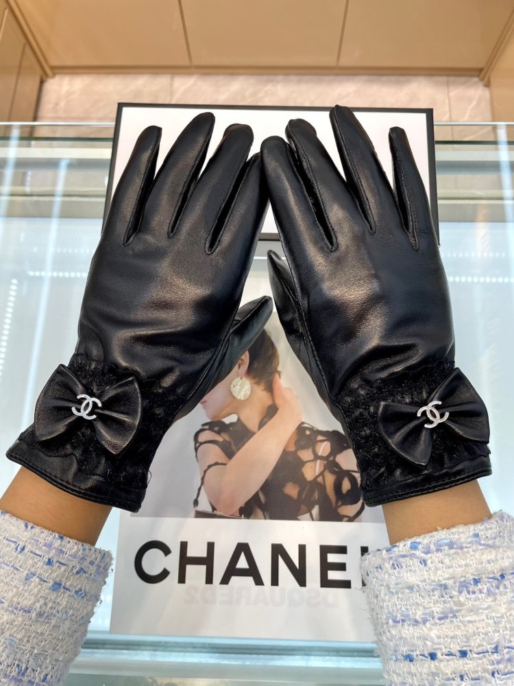 Перчатки кожаные женские фото 8