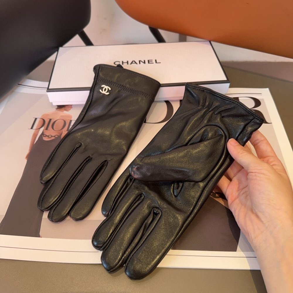 Перчатки кожаные женские фото 8