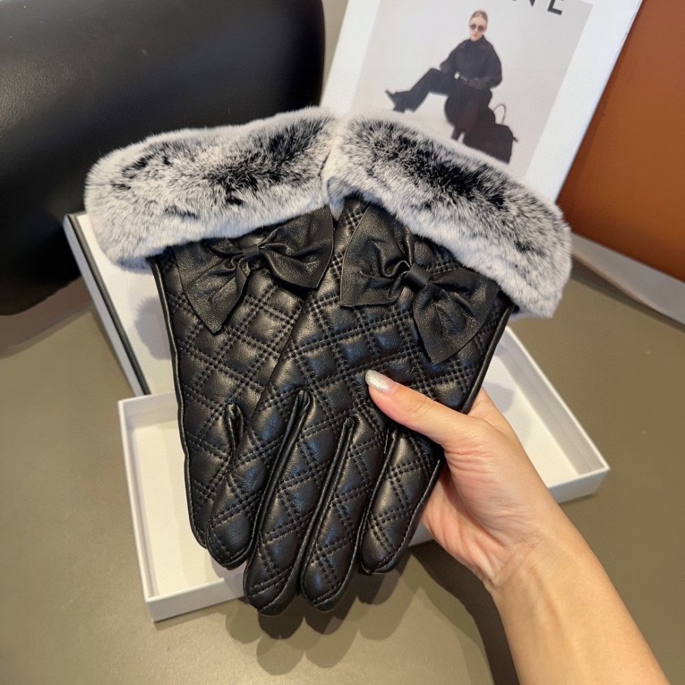 Gloves leather women's фото 8