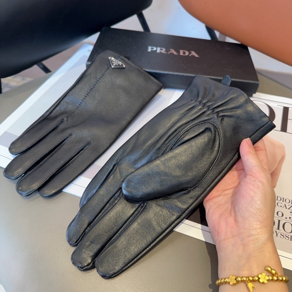 Gloves leather women's фото 8