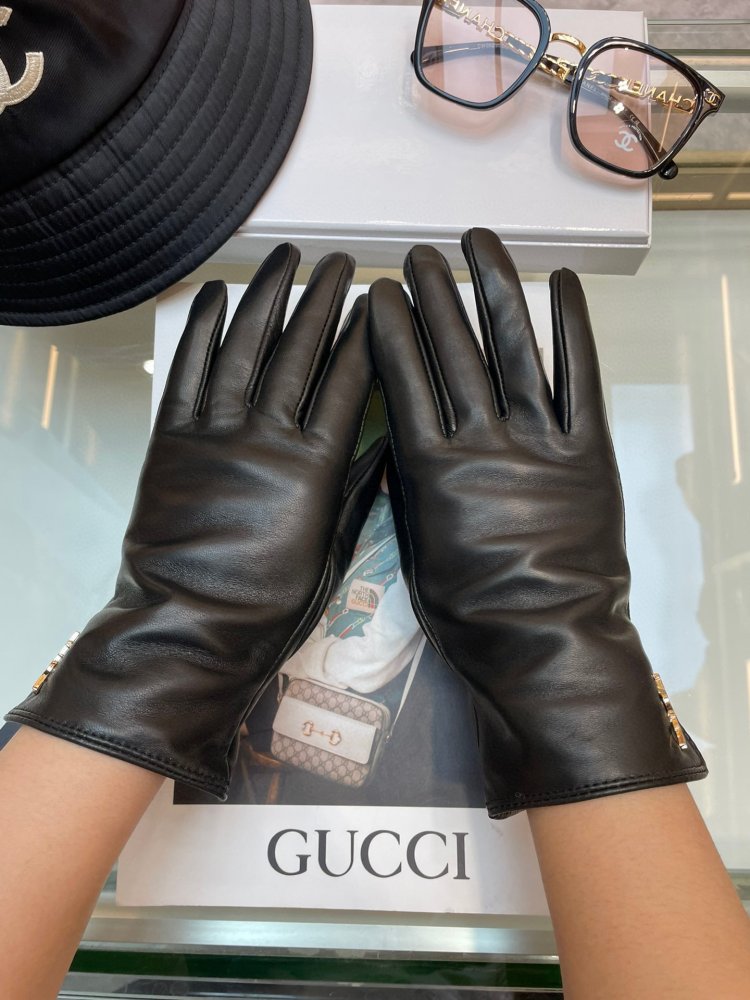 Перчатки кожаные женские фото 9