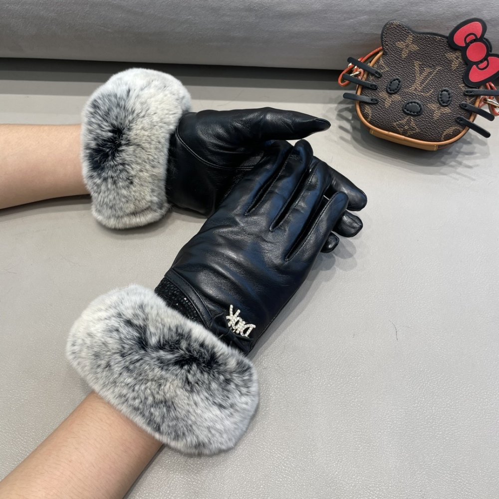 Перчатки кожаные женские фото 9