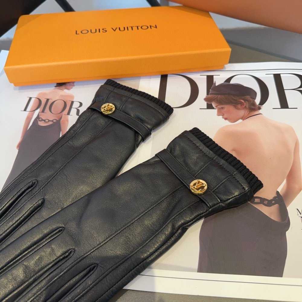 Перчатки кожаные женские фото 9