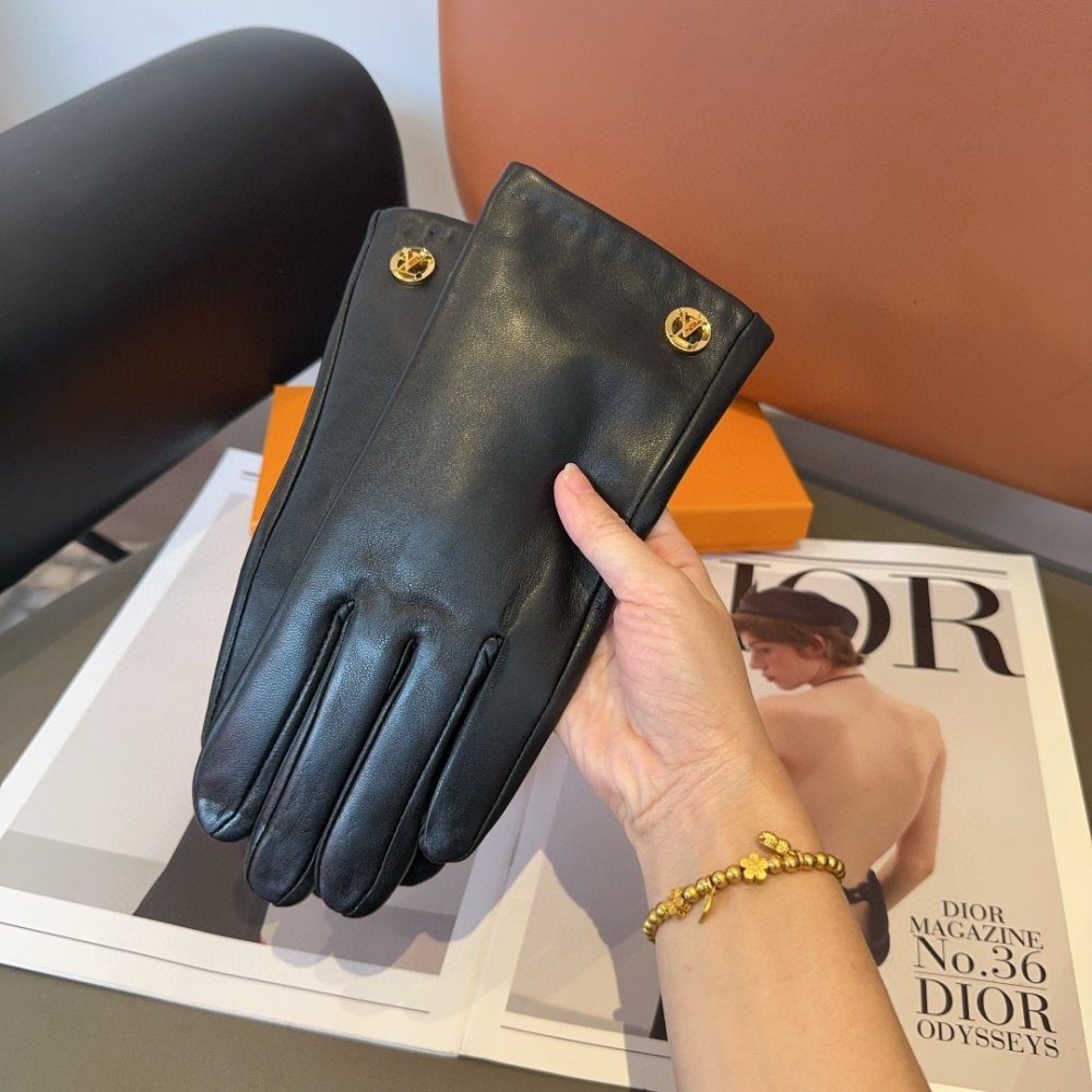 Перчатки кожаные женские фото 9