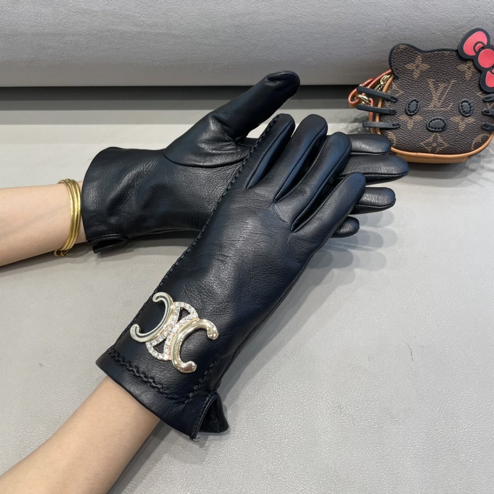 Перчатки кожаные женские фото 9