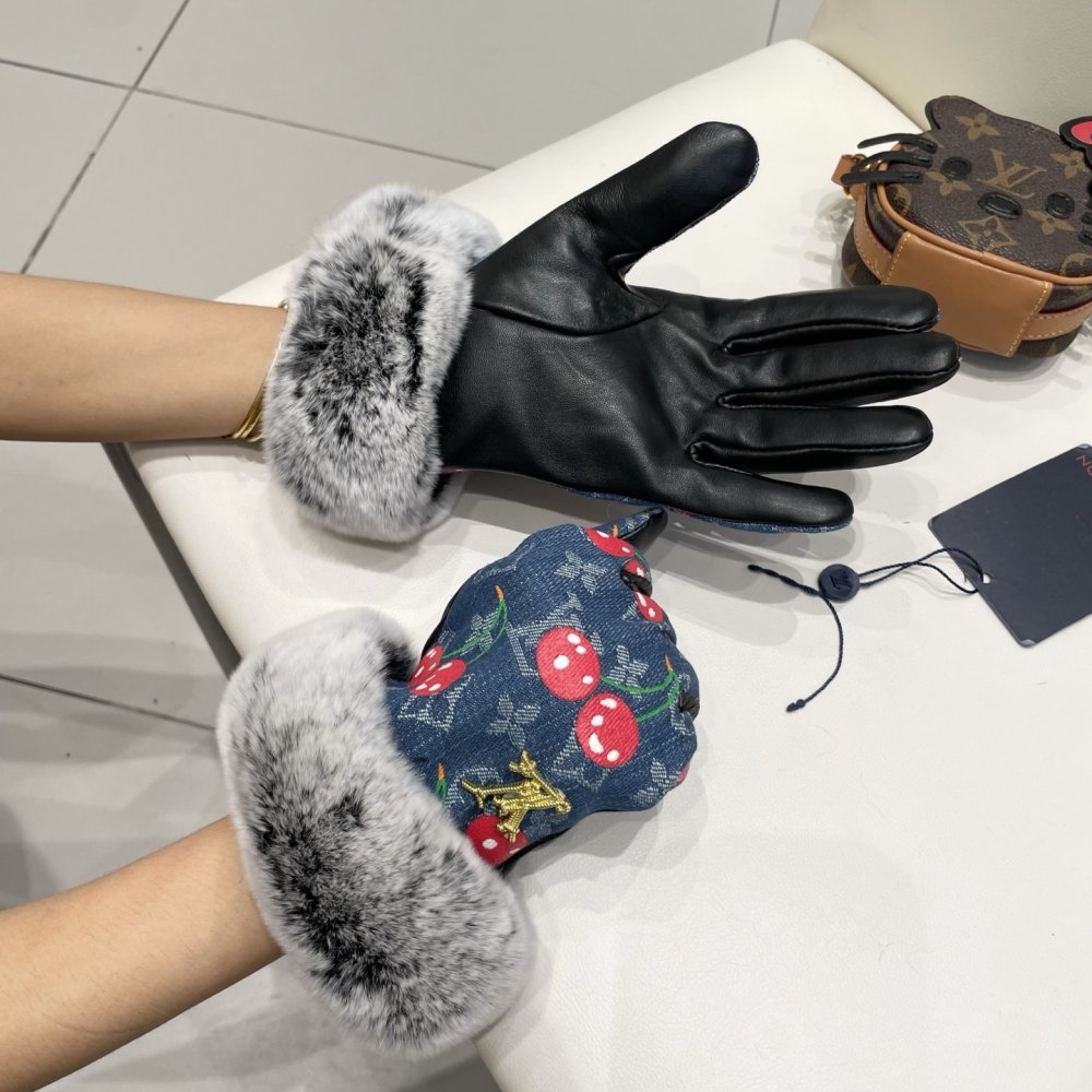 Перчатки кожаные женские фото 9