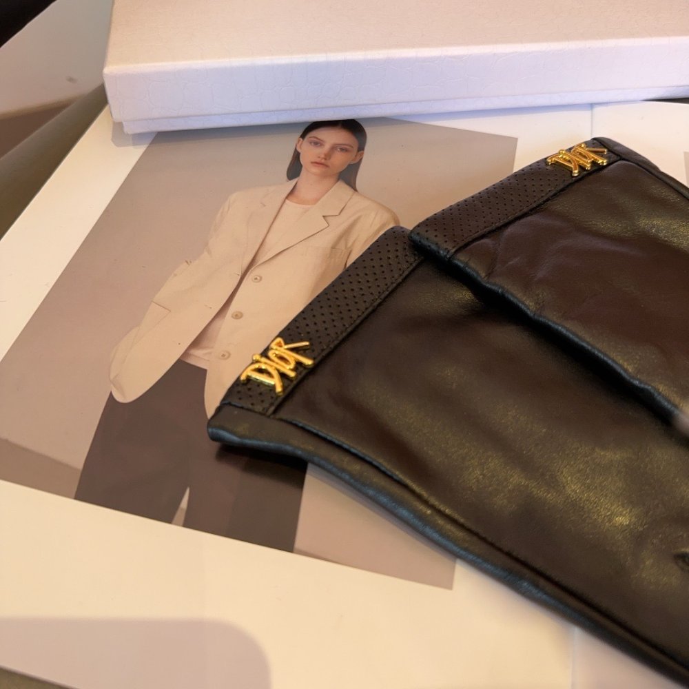 Gloves leather women's фото 9