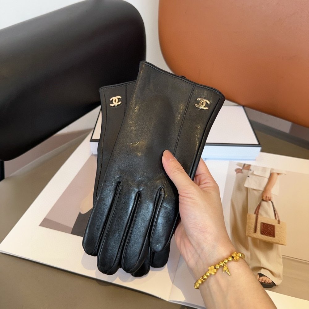 Gloves leather women's фото 9