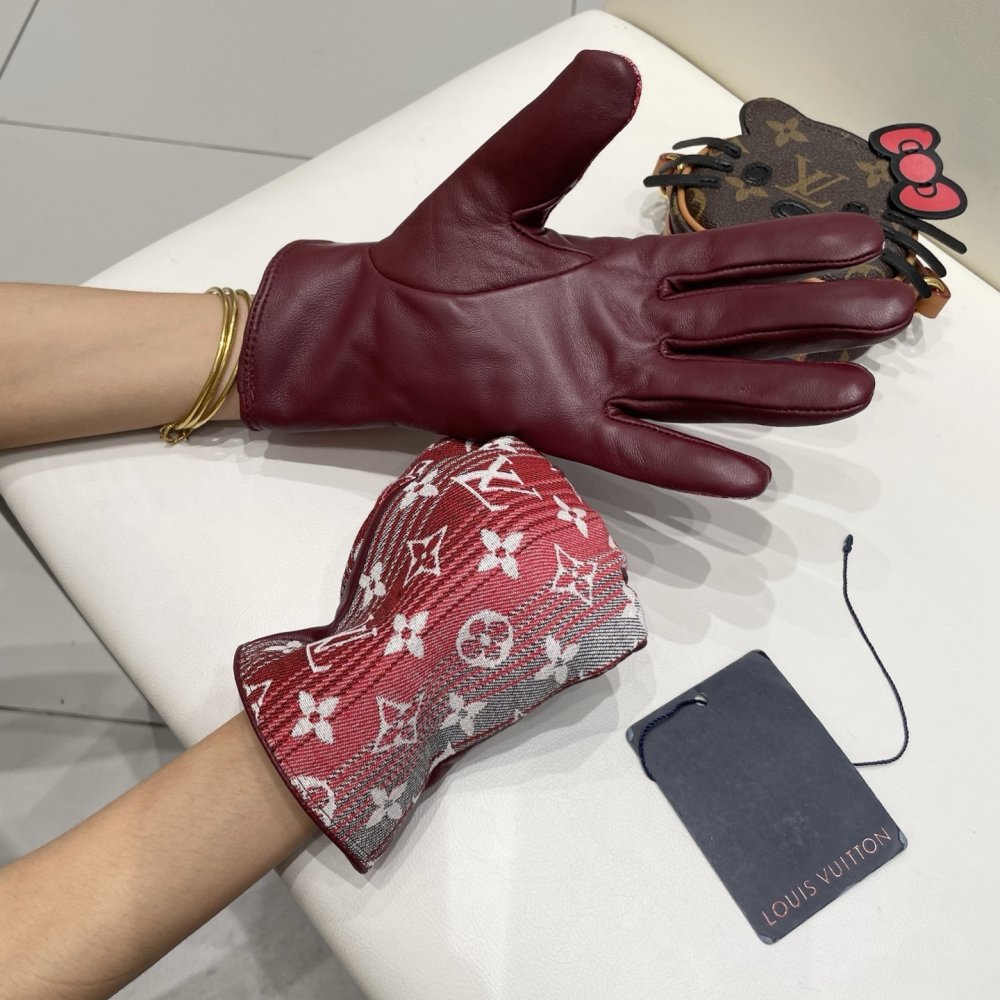 Gloves leather women's фото 9