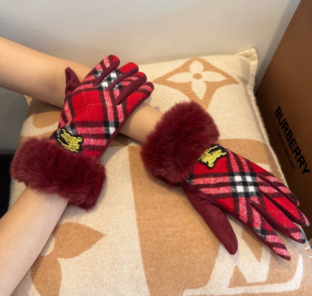 Gloves woolen women's фото 2