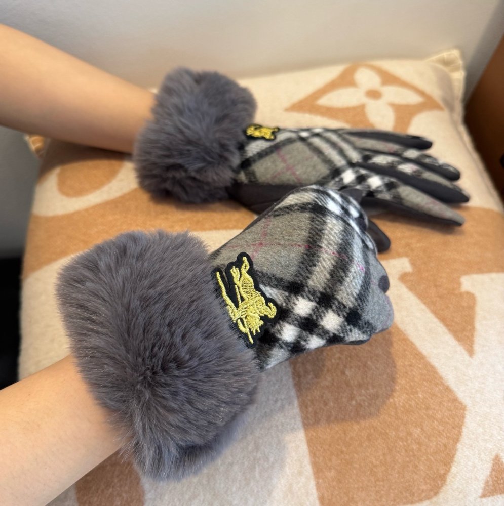 Перчатки шерстяные женские фото 2