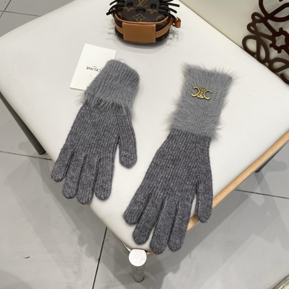 Перчатки шерстяные женские фото 3