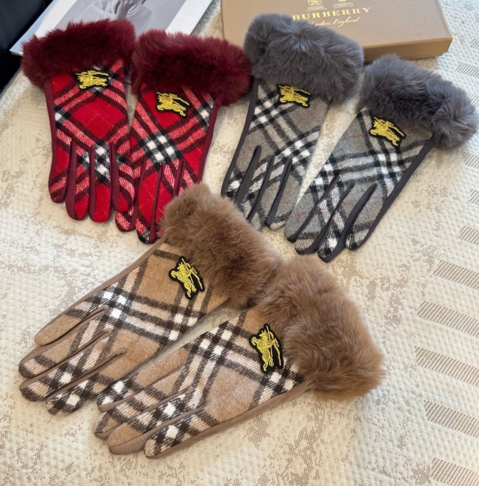 Gloves woolen women's фото 5