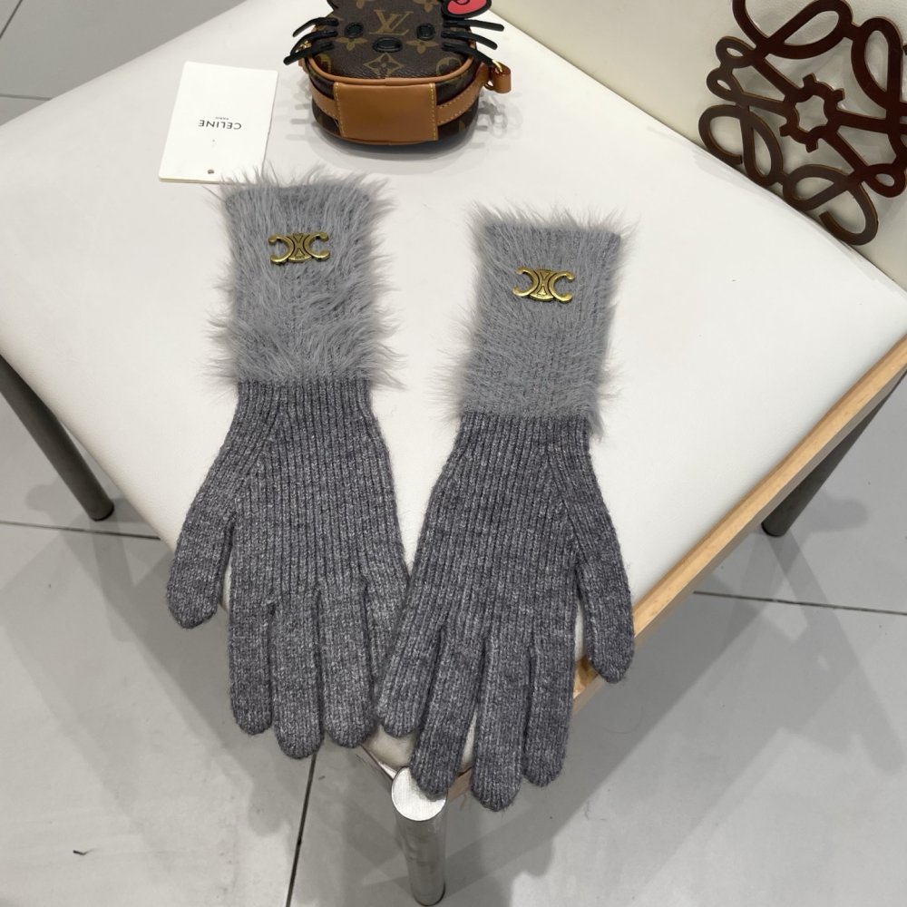 Перчатки шерстяные женские фото 6