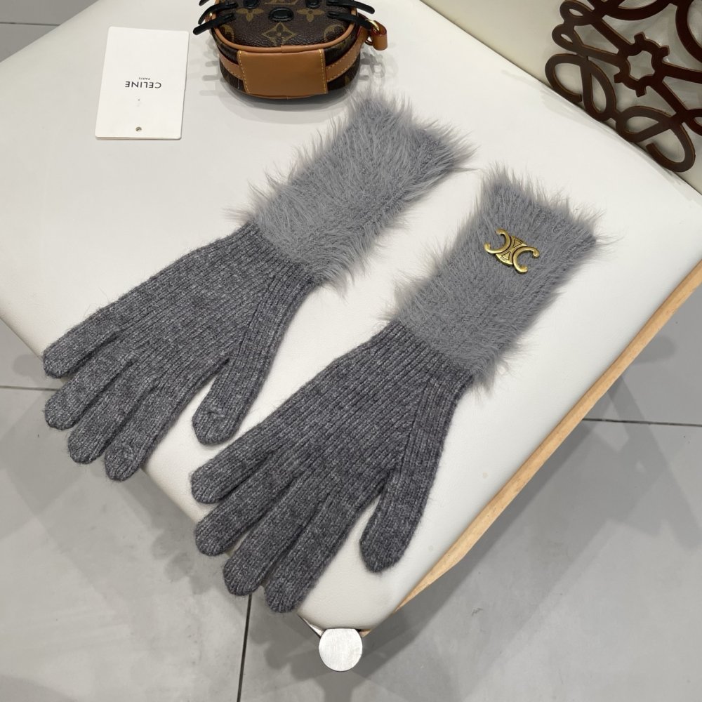 Перчатки шерстяные женские фото 7