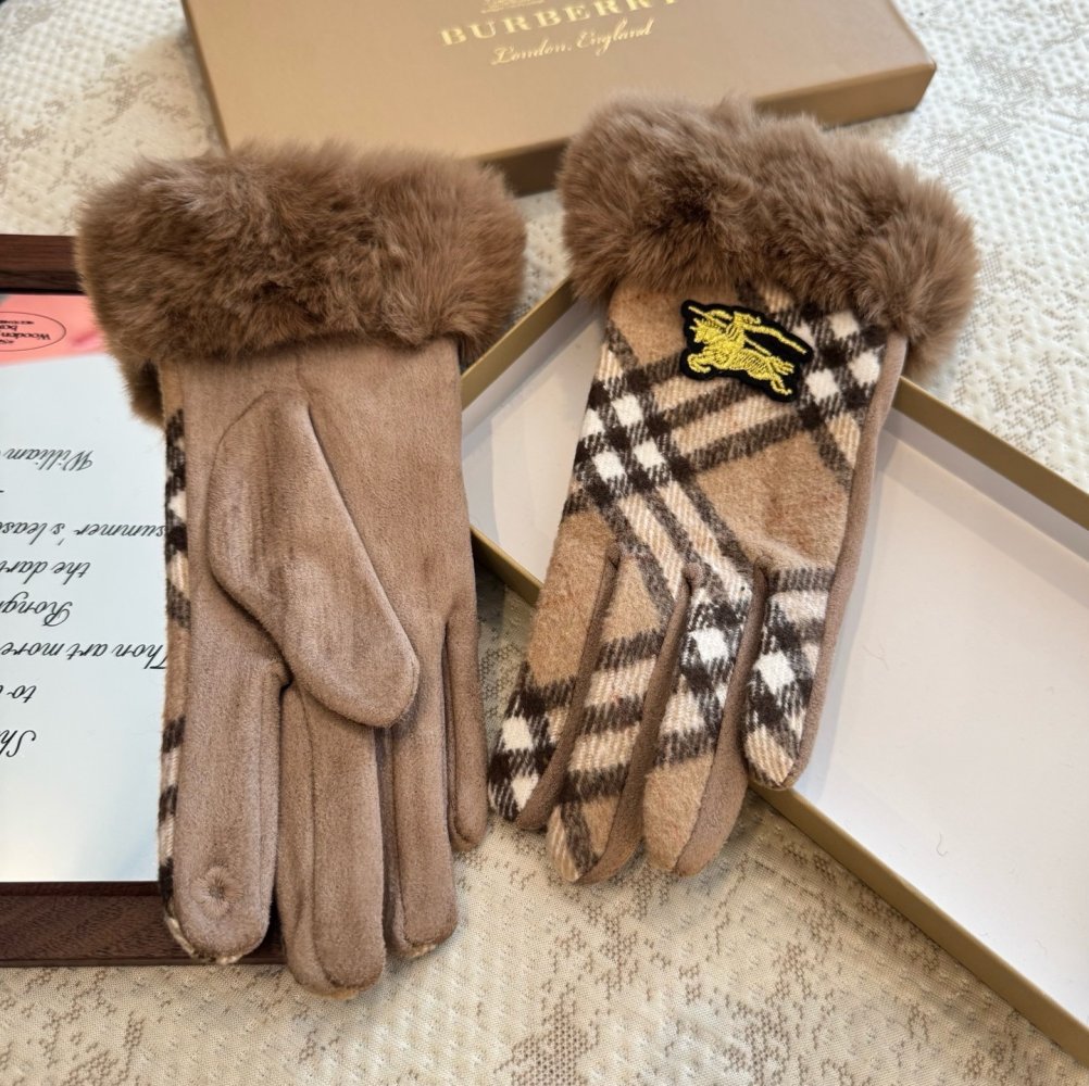 Gloves woolen women's фото 8