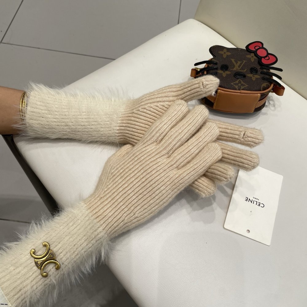 Перчатки шерстяные женские фото 9