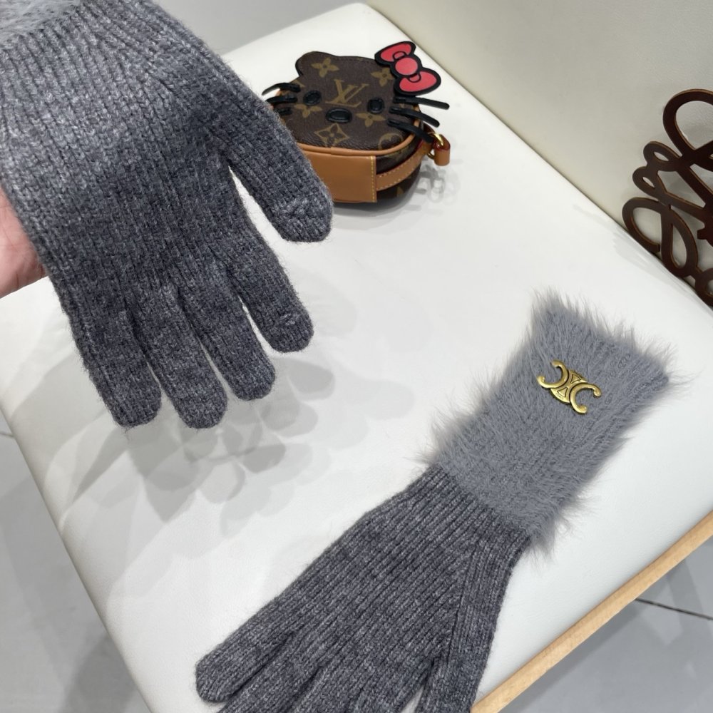 Перчатки шерстяные женские фото 9