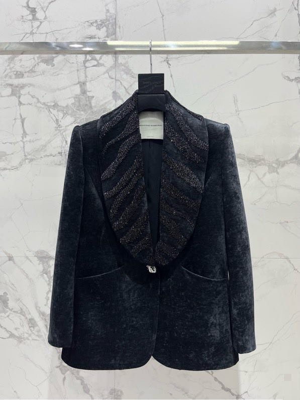 A jacket velvet female