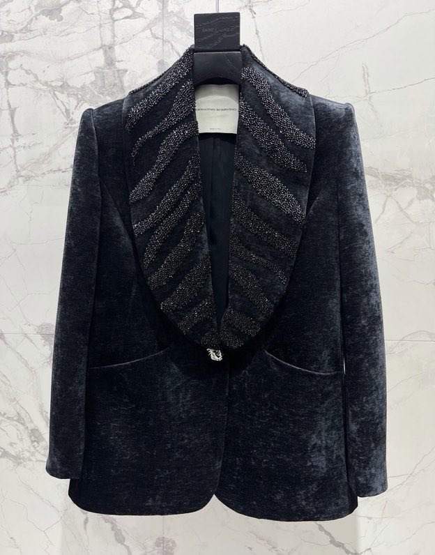 A jacket velvet female фото 2