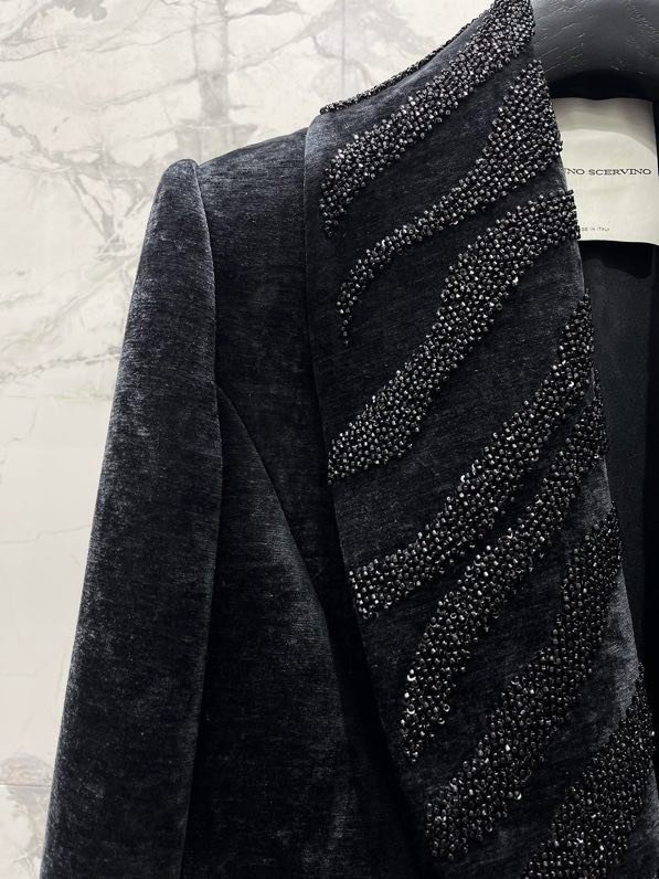 A jacket velvet female фото 8