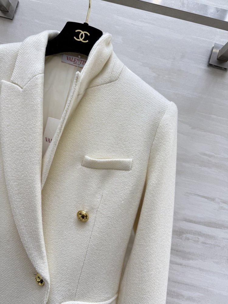 Пиджак белый женский фото 7