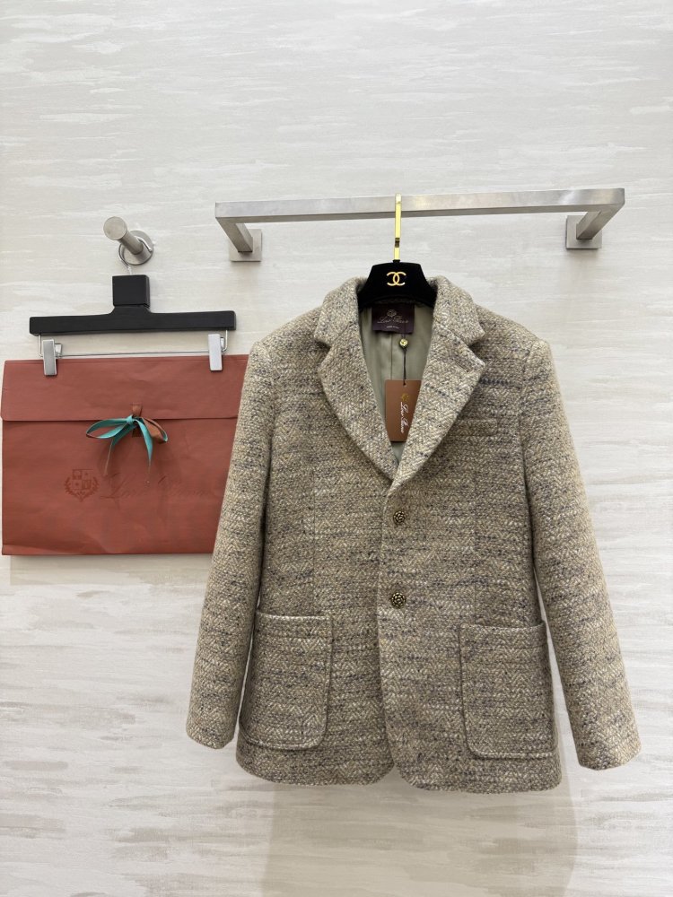 Пиджак из шерсти альпаки