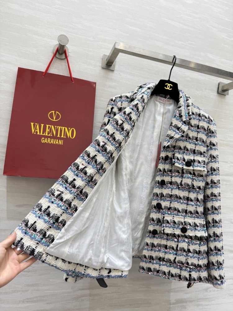 Піджак з вовняного твіду з поясом фото 8