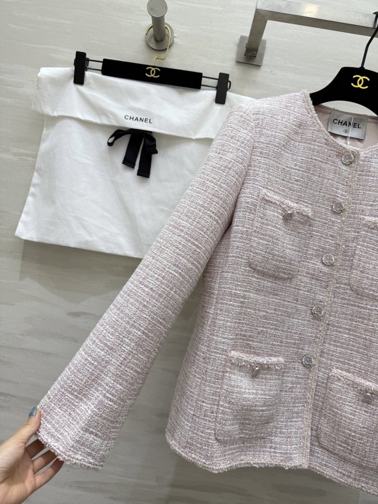 Пиджак из шерстяного твида фото 3