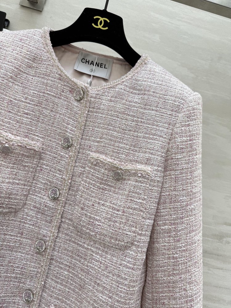 Пиджак из шерстяного твида фото 6