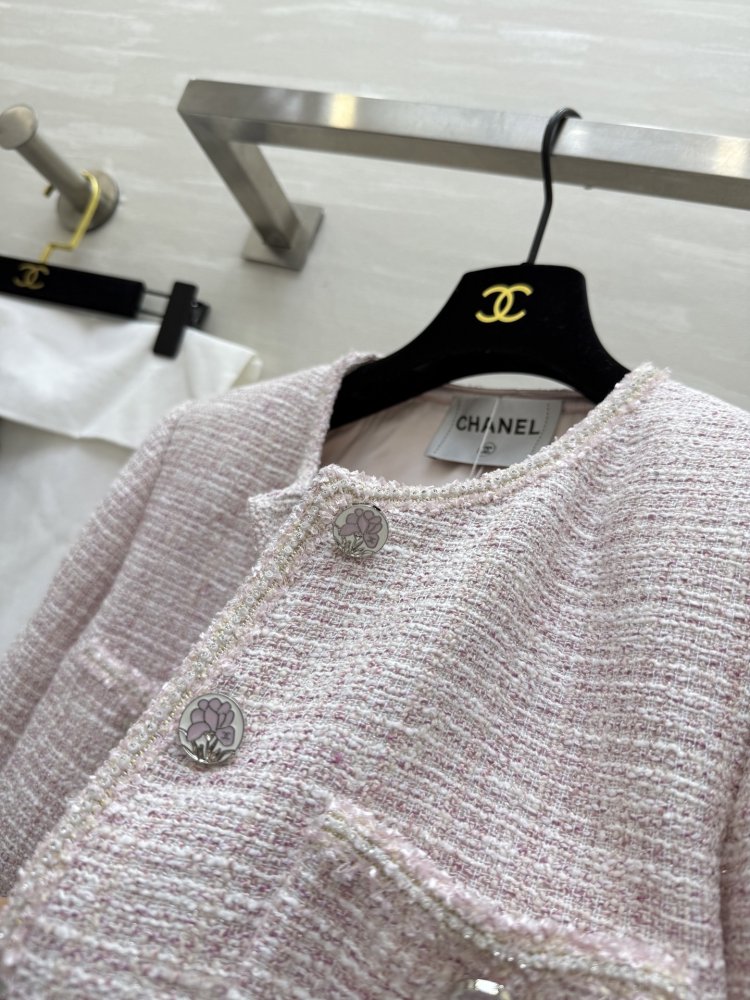 Пиджак из шерстяного твида фото 8