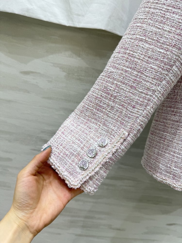 Пиджак из шерстяного твида фото 9