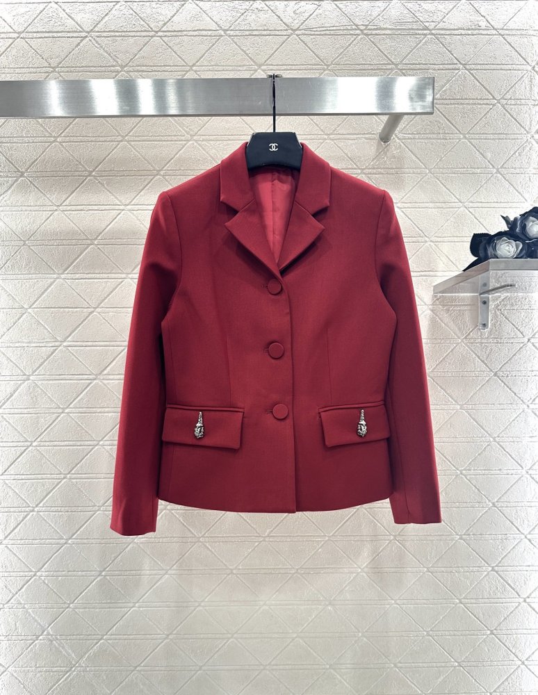 Пиджак красный женский