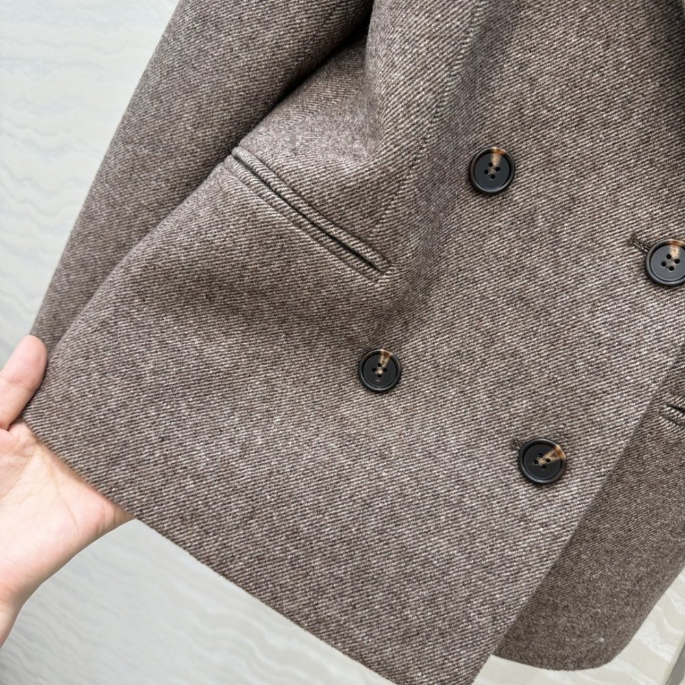 Пиджак шерстяной женский фото 4