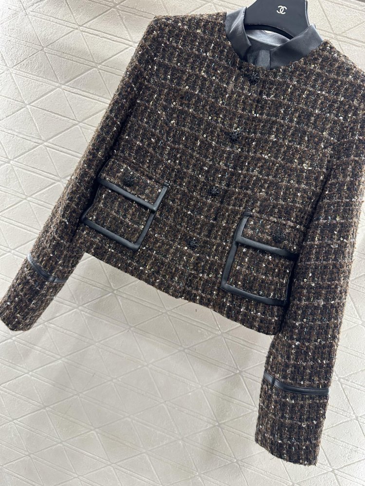 Пиджак твидовый женский фото 4