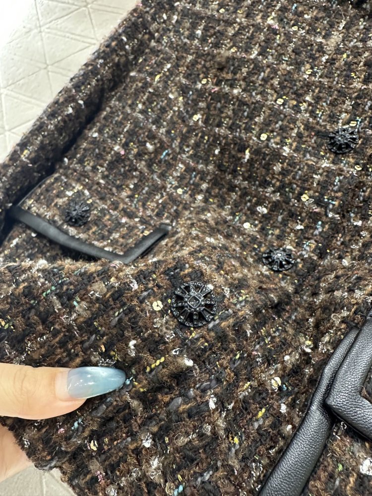 Пиджак твидовый женский фото 5