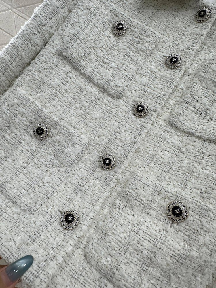 Пиджак твидовый женский фото 5