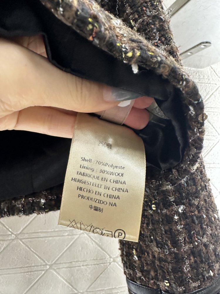 Пиджак твидовый женский фото 6