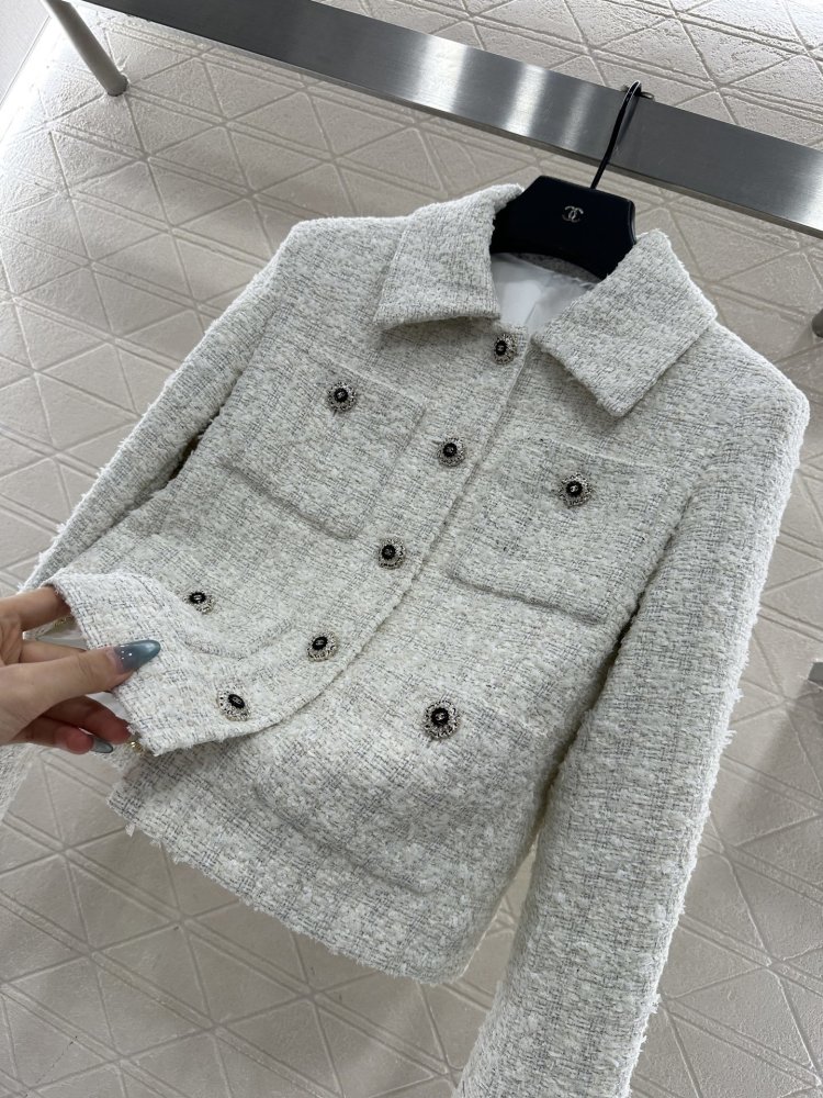 Пиджак твидовый женский фото 8