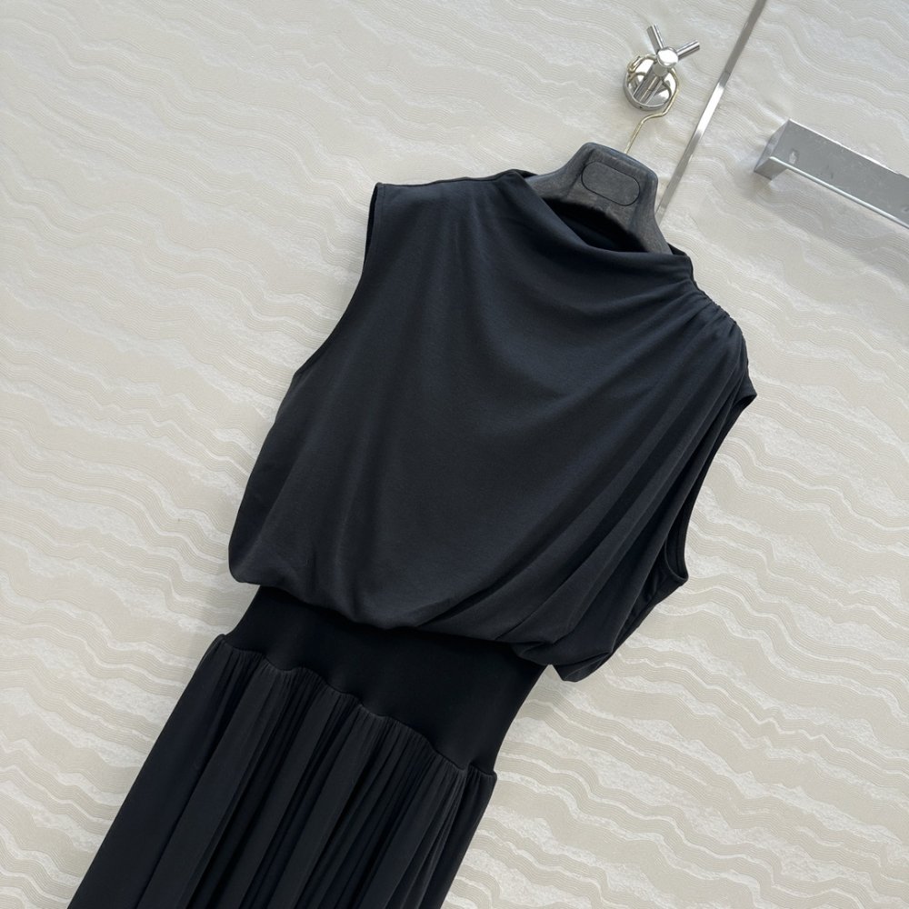 Платье длинное без рукавов фото 2